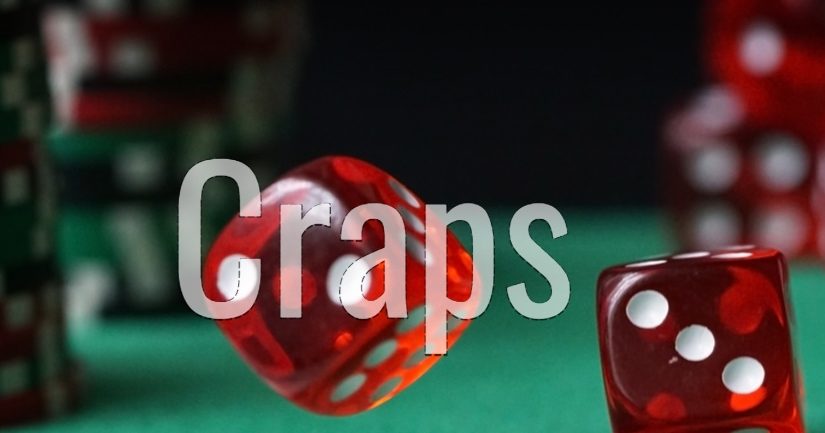 dice and the words craps